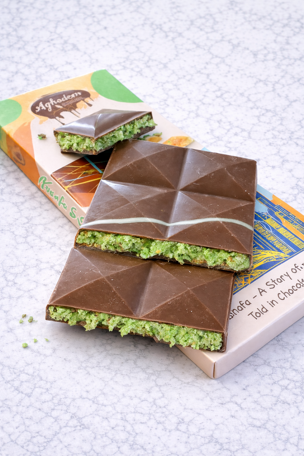 Dubai Pistachio Chocolate Gift Bar - Imported Luxury Edition